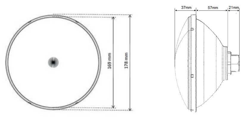 Seamaid dimensions Par56 Ecoproof Seamaid dimensions Par56 Ecoproof